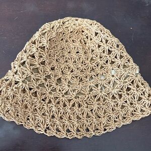 Wyeth by Todd Magill Tan Crochet Women's Hat